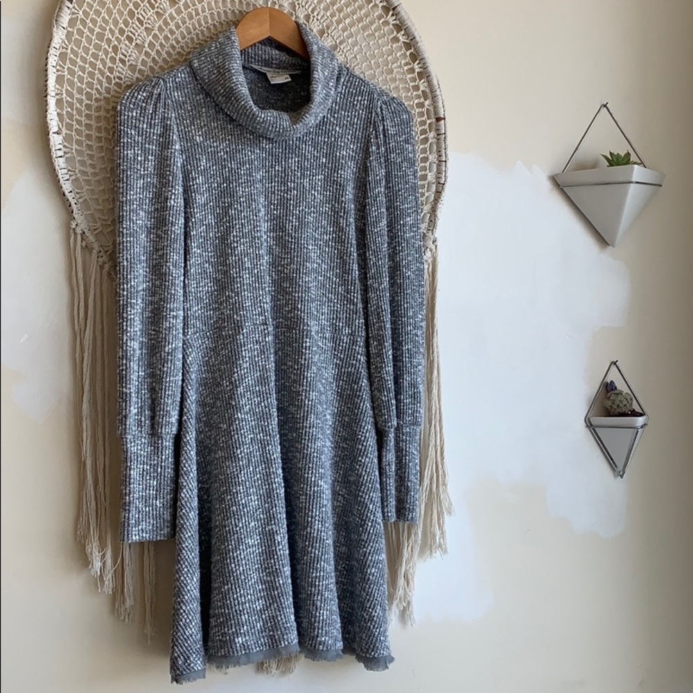 American Rag long sleeve cowl neck knit dress. M